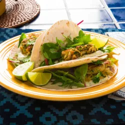 Tacos de cangrejo