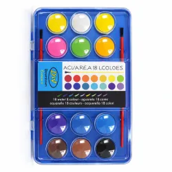 ACUARELA 18 PASTILLAS