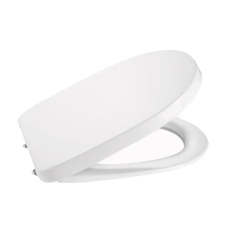 Asiento y tapa supralit para inodoro, bisagras metálicas, color blanco