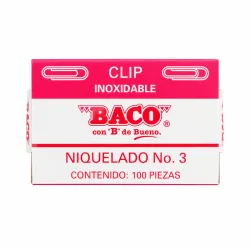 CLIP NIQUELADO NO.3