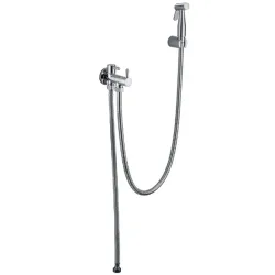 Conjunto llave WC con grifo higiénico, flexo y soporte