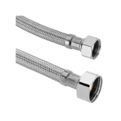 Latiguillo acero inoxidable, H3/8 X H3/8. 30cm. (AISI304)