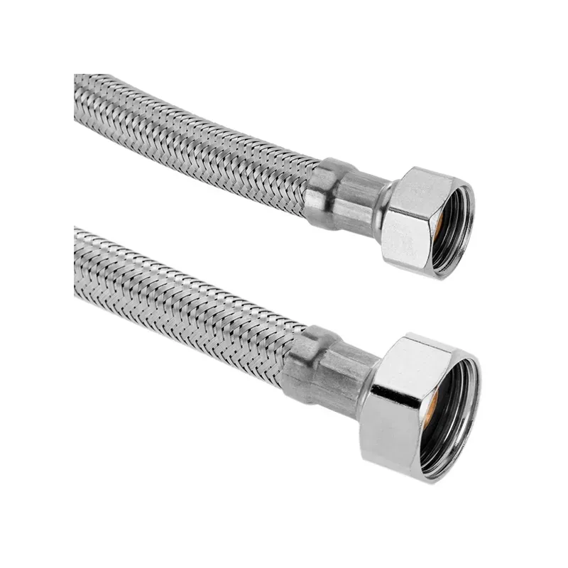 Latiguillo acero inoxidable, H3/8 X H3/8. 30cm. (AISI304)