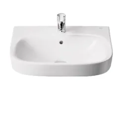 Lavabo blanco con juego de fijación. (600x480mm)