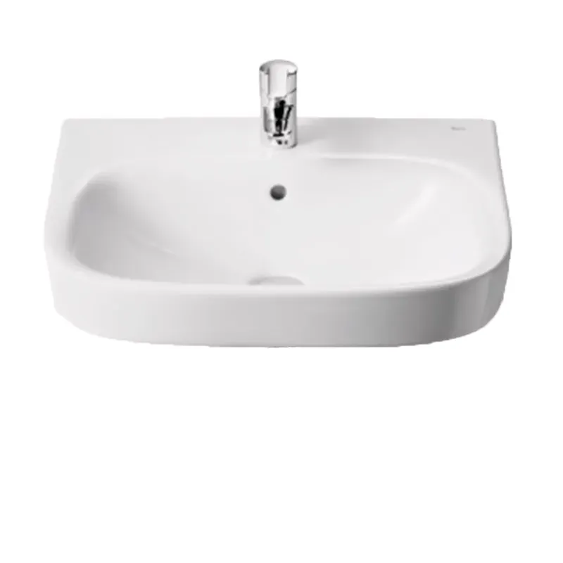 Lavabo blanco con juego de fijación. (600x480mm)