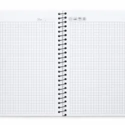 LIBRETA ENGARGOLADA CUADRICULADA