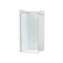 Mampara ducha 1 paño fijo 900mm, cristal transparente 8MM espesor