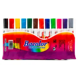 MARCADOR BACOLOR 12PZAS