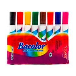 MARCADOR BACOLOR 8PZAS