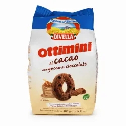 Ottimini de cacao con gotas de chocolate (Divella)
