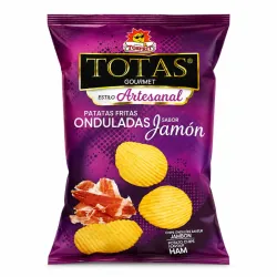 Patatas Fritas Onduladas Jamon