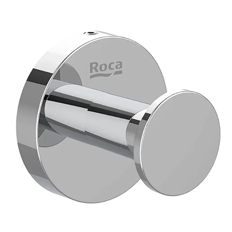 Percha sencilla cromado brillante