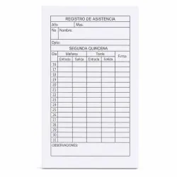 Registro de Asistencia (100H)
