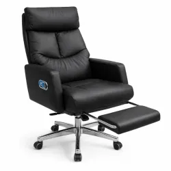 Silla Ejecutiva Reclinable con Reposapiés Premium