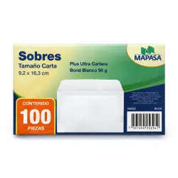 SOBRE CANSA T/CARTA 92X163MM