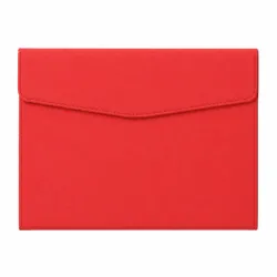 SOBRE DE PIEL ROJO