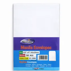 SOBRE MANILA BLANCO PEQ 162X229 MM