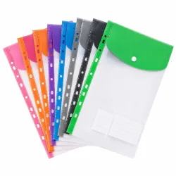 Sobres transp M/C Colores