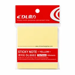 STICKY NOTES 76X76MM AMARILLA