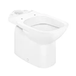 Taza para tanque bajo salida vertical con juego de fijación 655MM longitud blanco