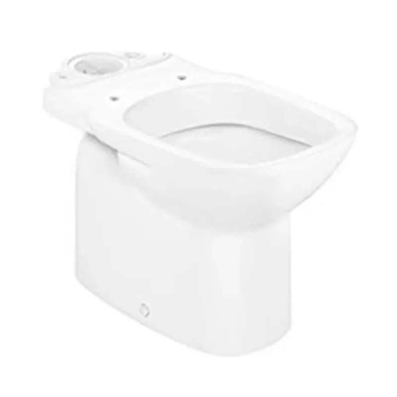 Taza para tanque bajo salida vertical con juego de fijación 655MM longitud blanco