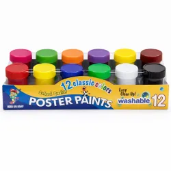 Tempera Lavable (12 Colores)