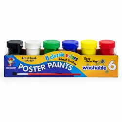 Tempera Lavable (6 Colores)