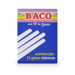 TIZAS BLANCAS 12PCS