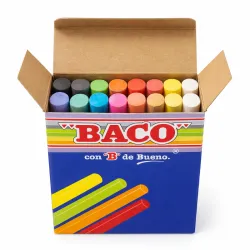 TIZAS DE COLORES 12PCS