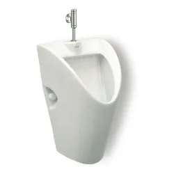 Urinario con enchufe de alimentación superior, sifón kit de fijación y tapa desagüe