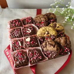 Combo Brownies y Cookies