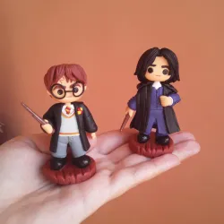 Harry Potter y Severus pequeños 