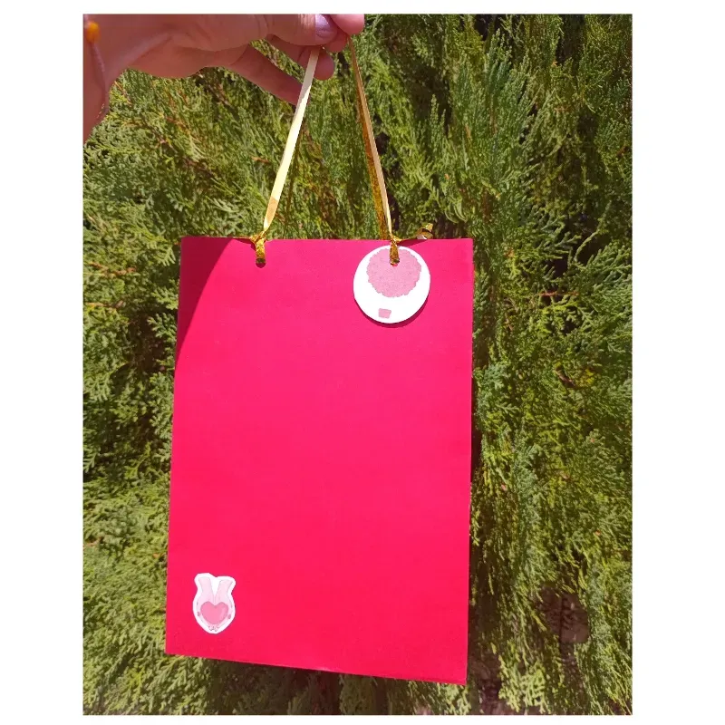 Bolsa de regalo roja