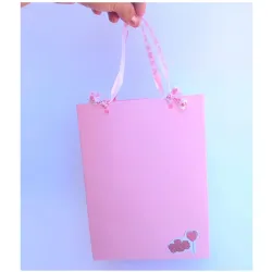 Bolsa de regalo rosada
