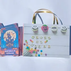 Bolsita Halloween+Minilibro de colorear