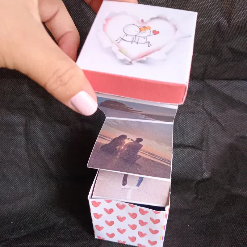 Cajita acordeón de Fotos