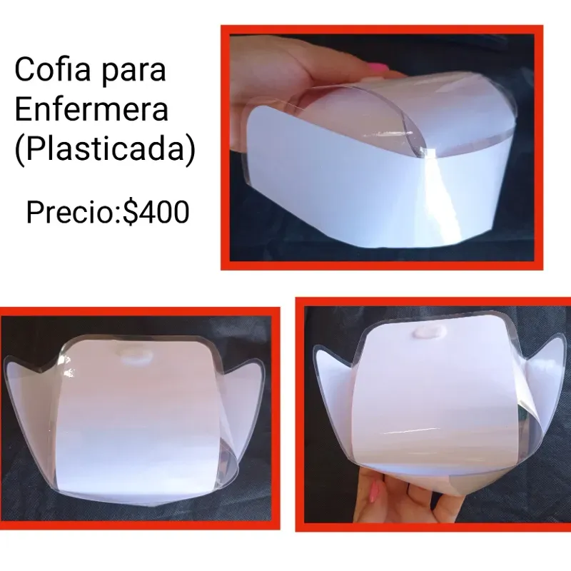 Cofia de Enfermera Plasticada 