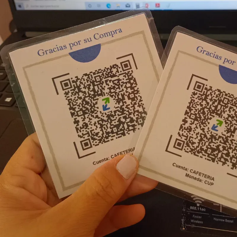 QR Plasticado 