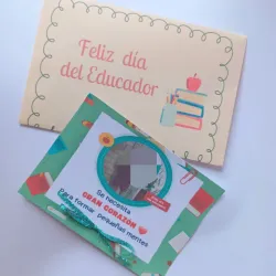 Tarjeta personalizada para Maestros