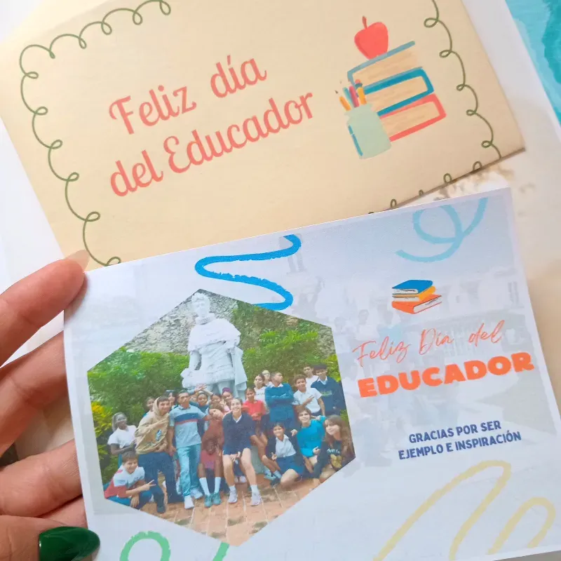 Tarjeta Personalizada para Profesores 