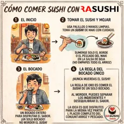 Cómo se come el sushi 🍣