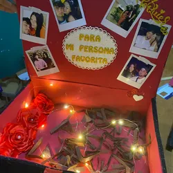 Caja personalizada con luces
