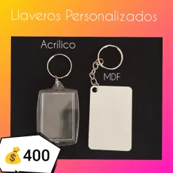 Llaveros Acrílicos y MDF