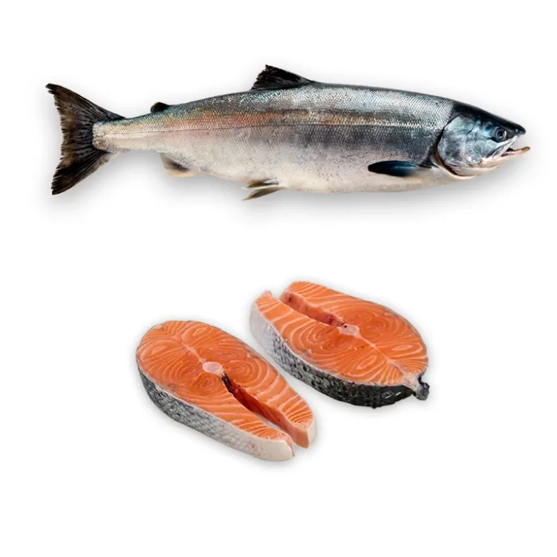 CALVO Rodaja Salmón Keta Granel 8kg/Caja.Congelado 25% glaseo