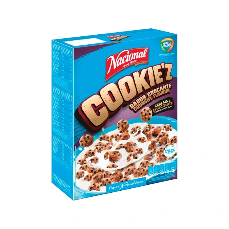 Cereal NACIONAL CookieZ 300g 12/Caja