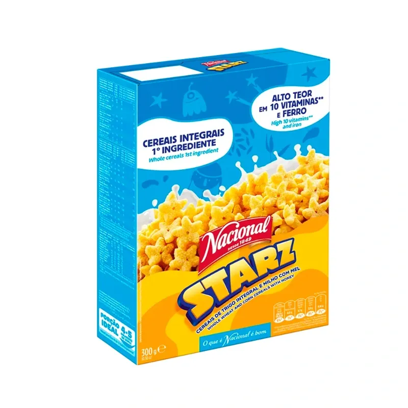 Cereal NACIONAL Starz 300gr 12/Caja