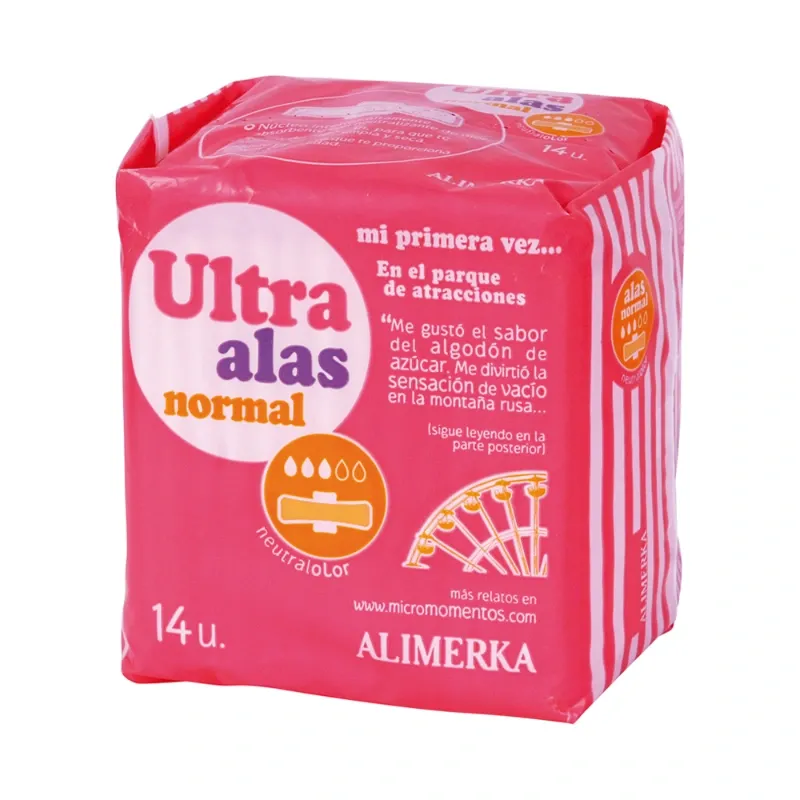 Compresa ultra alas normal ALIMERKA 14U/12caja