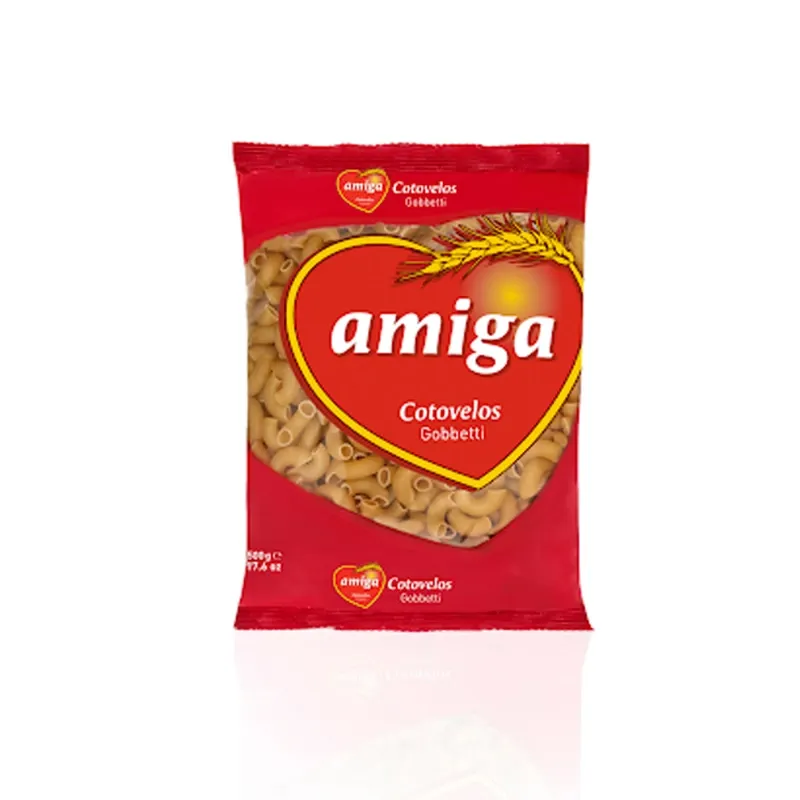 Pasta AMIGA Coditos Gobbetti 500g 20/Caja