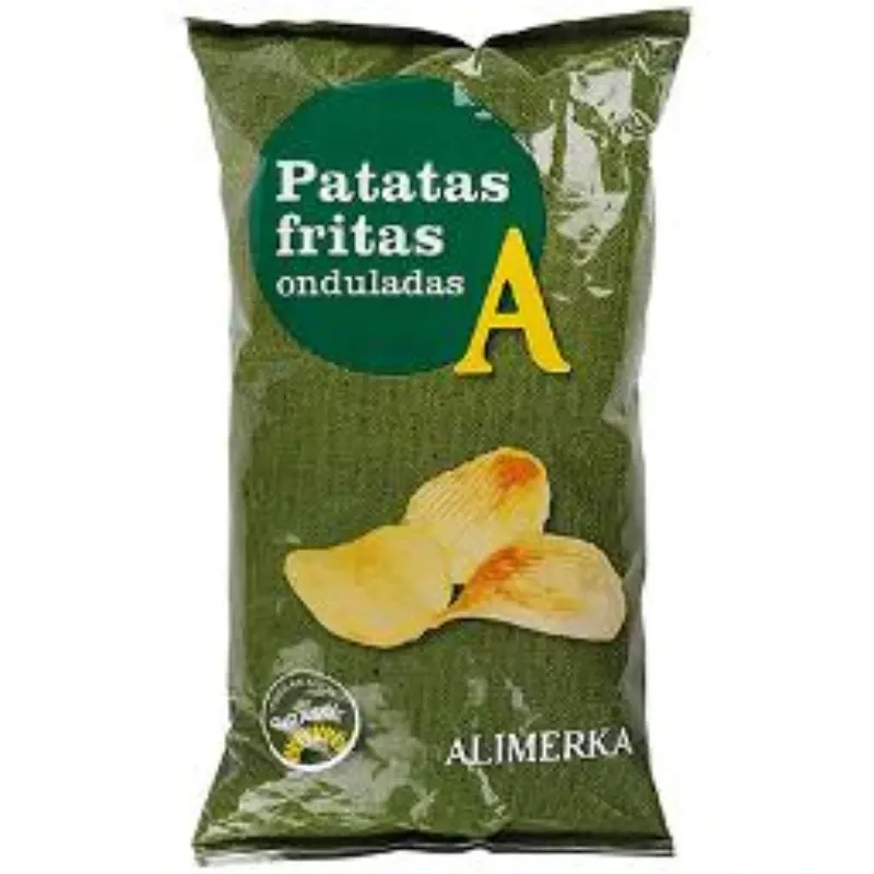 Patatas Fritas Onduladas ALIMERKA Bolsa 170g 9/Caja