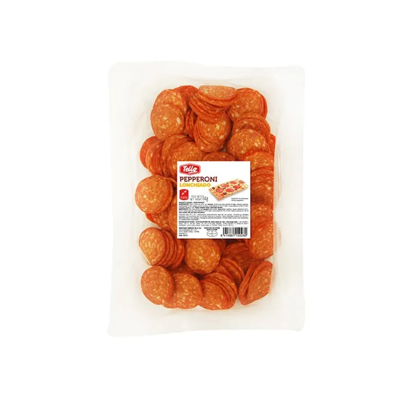 Pepperoni Loncheado TELLO 1kg 6/Caja